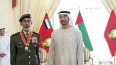 رئيس الإمارات يقيل رئيس الأركان ويعين نائبه في المنصب