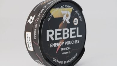 صورة توضيحية - Rebel Caffeine Pouches Vitamin C Energy Boost Now in Lebanon via Ezzeddine Plus