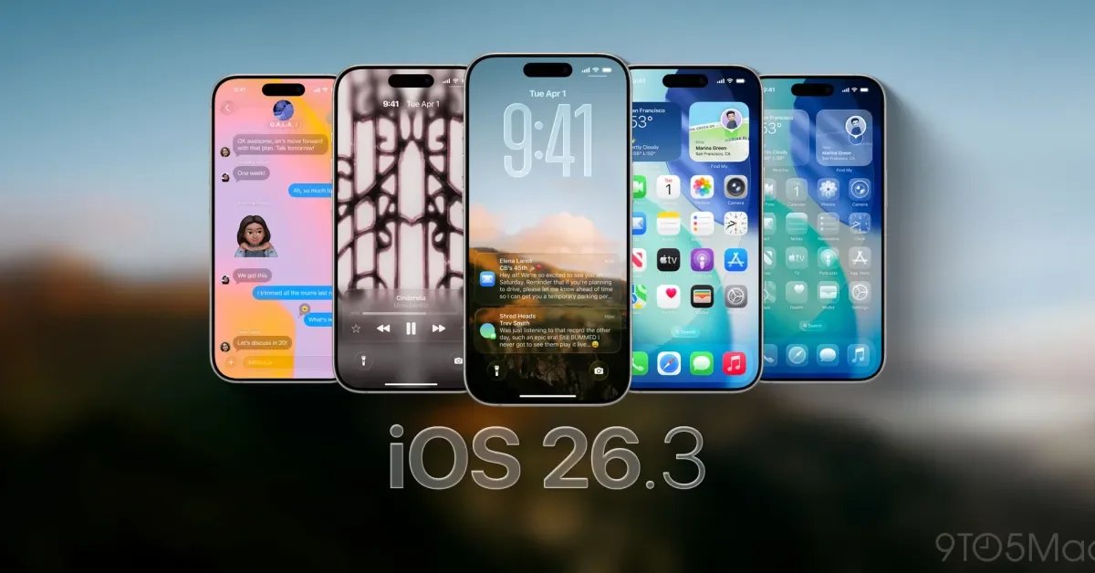 Apple تطلق النسخة التجريبية الأولى من iOS 26.3 لهواتف iPhone - صورة مميزة صورة مميزة: Apple تطلق النسخة التجريبية الأولى من iOS 26.3 لهواتف iPhone