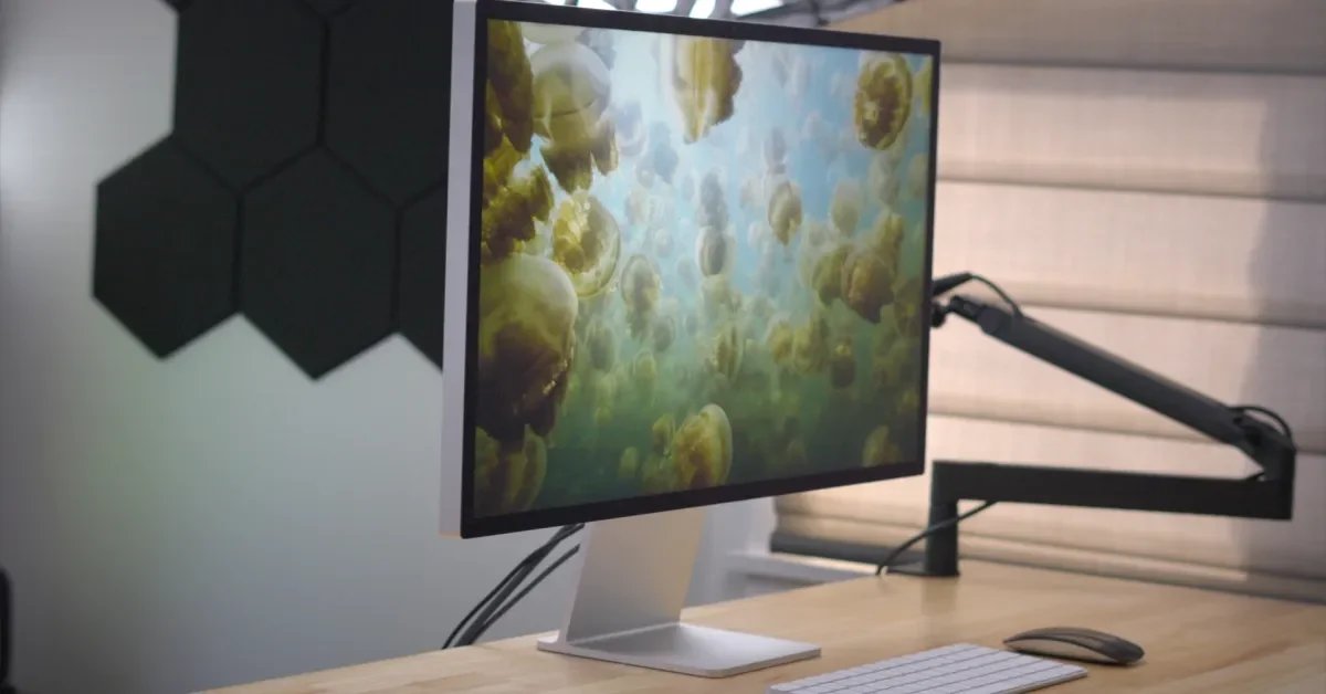 صورة مميزة: تظهر شاشة Apple الخارجية الجديدة في الملفات التنظيمية