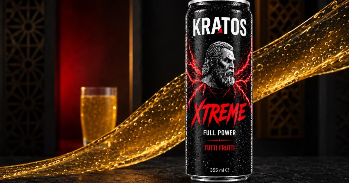 خياران من KRATOS بالسعودية: Guarana Delight خالٍ من السكر وXTREME