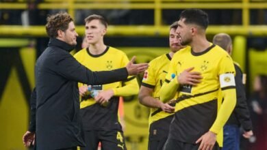 دورتموند يسيطر وينهي الشوط الأول بهدفين أمام هامبورغ