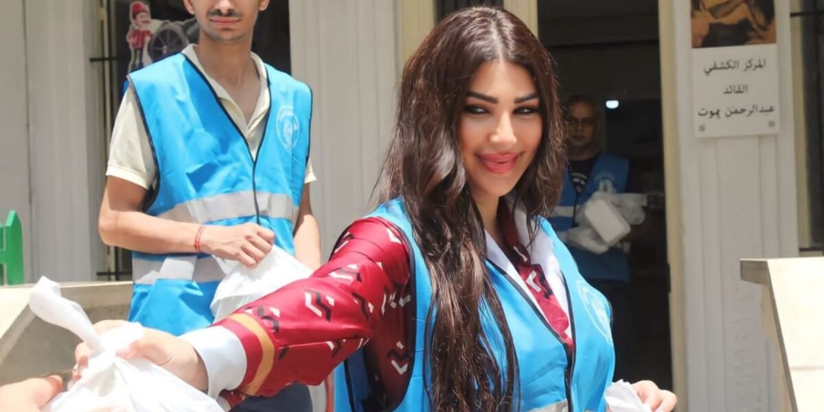 سفيرة النوايا الحسنة زينة سلامة في بيروت للمشاركة في مبادرة المطبخ المركزي الخيرية