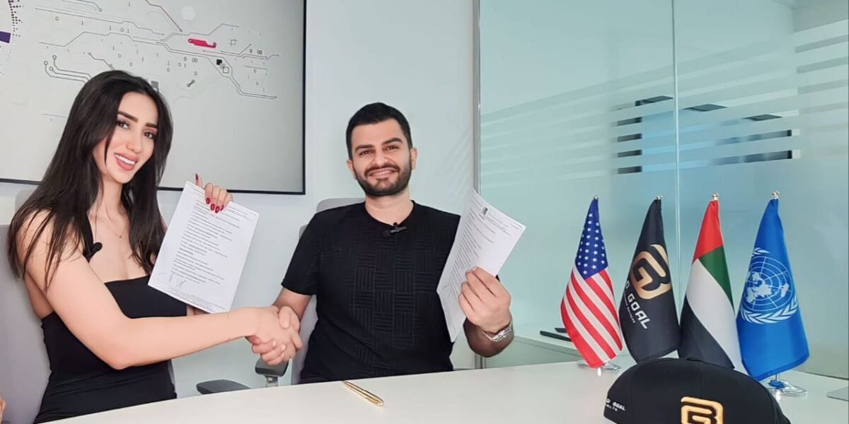 ملكة جمال العرب شروق شلواطي تعين سفيرةٍ رسمية لصالح Build goal health بالولايات المتحدة الأمريكية و الإمارات المتحدة