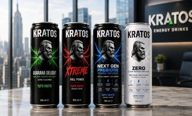 KRATOS Energy Drink Powered by Natural Guarana