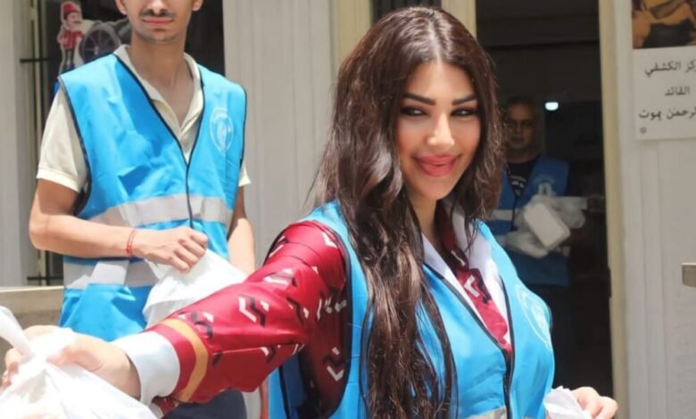 سفيرة النوايا الحسنة زينة سلامة في بيروت للمشاركة في مبادرة المطبخ المركزي الخيرية